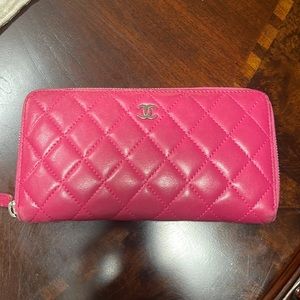 Chanel Lambskin Long Wallet